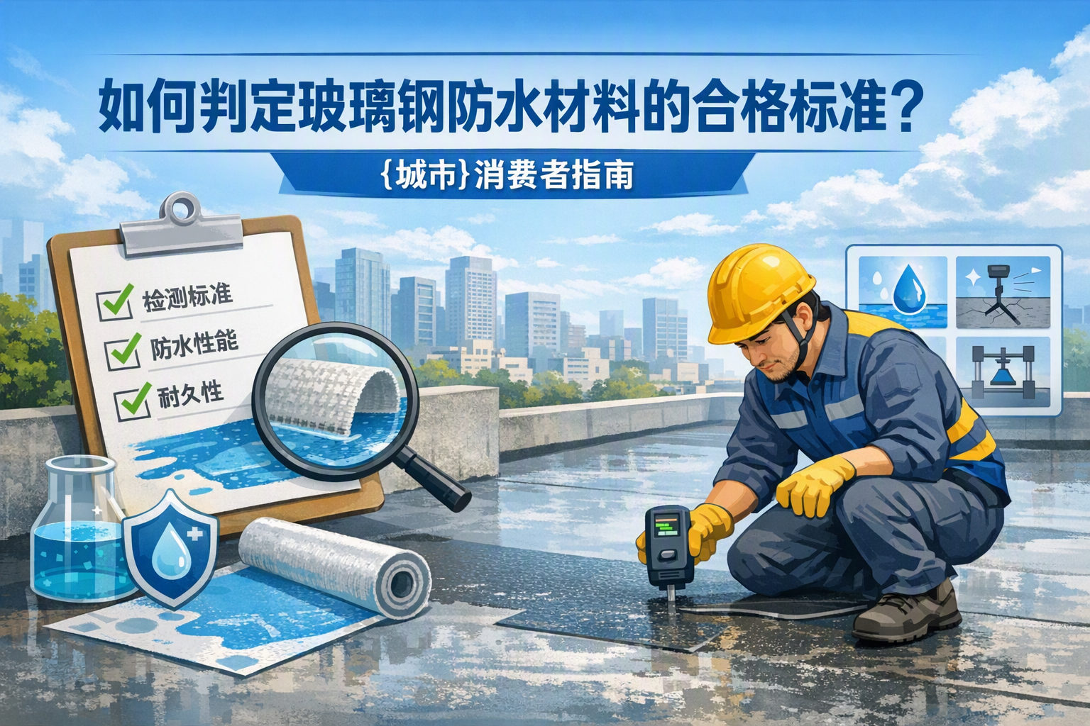 如何判定玻璃钢防水材料的合格标准? 淮北 消费者指南