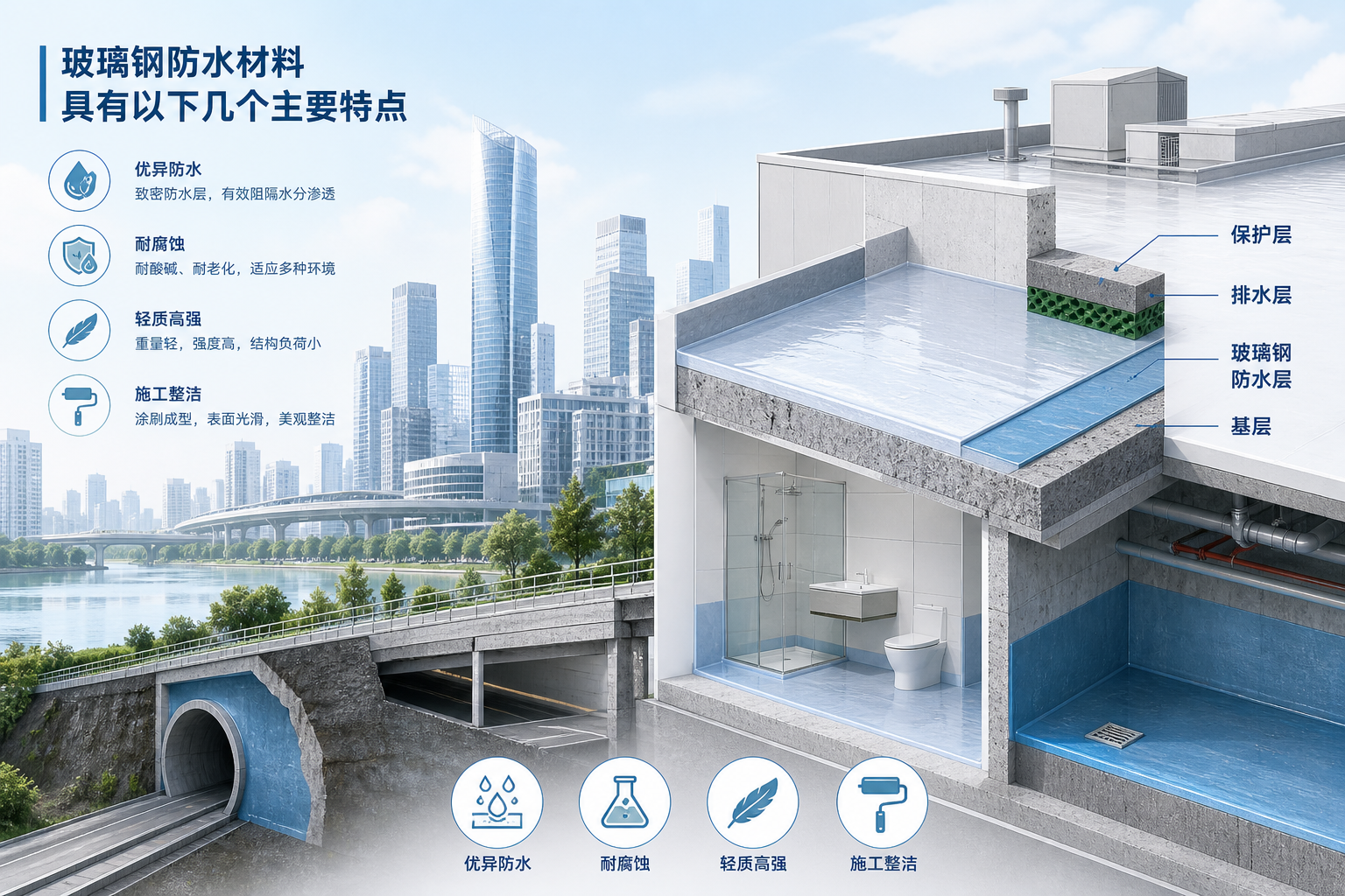 2023年玻璃钢防水材料市场趋势分析,关注 淮北 发展