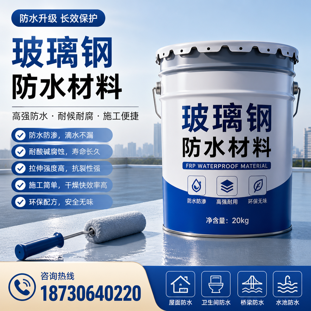 专家解析:玻璃钢防水材料的市场前景分析在 淮北