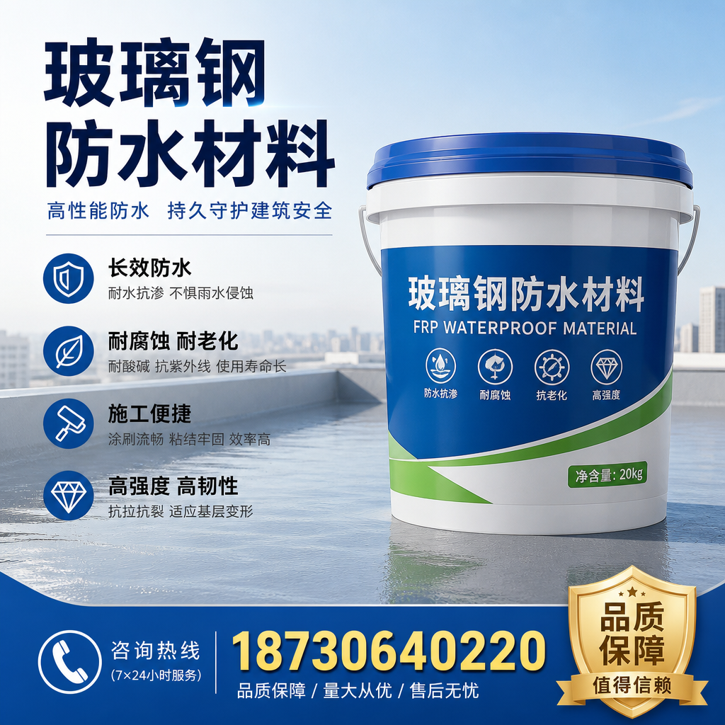 专家解析:玻璃钢防水材料的市场前景分析在 淮北